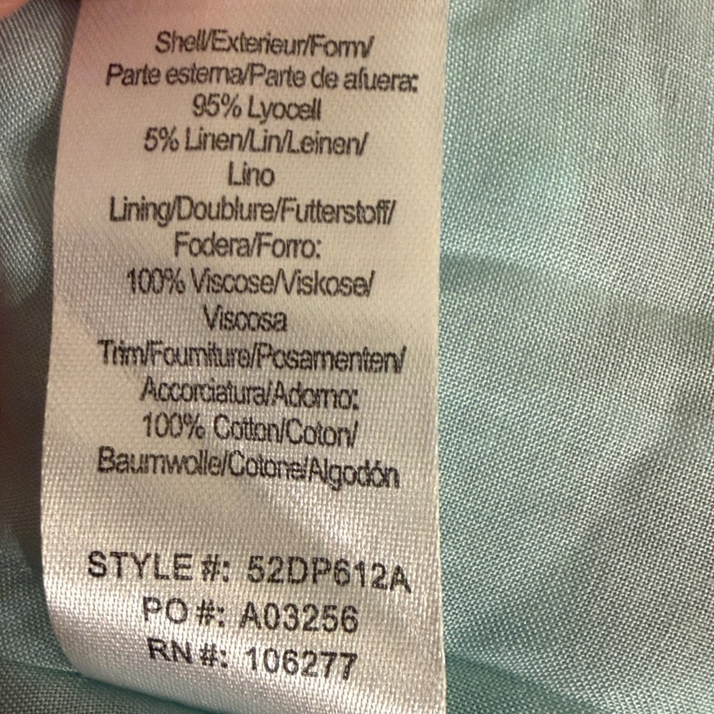 Hale Bob Liv Voile Midi Dress Green Sleeveless Paisley size Large - Picture 10 of 10